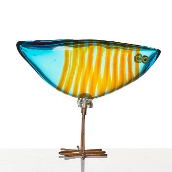 Alessandro Pianon, a "Pulcino" glass sculpture of a bird, Vetreria Vistosi, Italy, 1960s.
