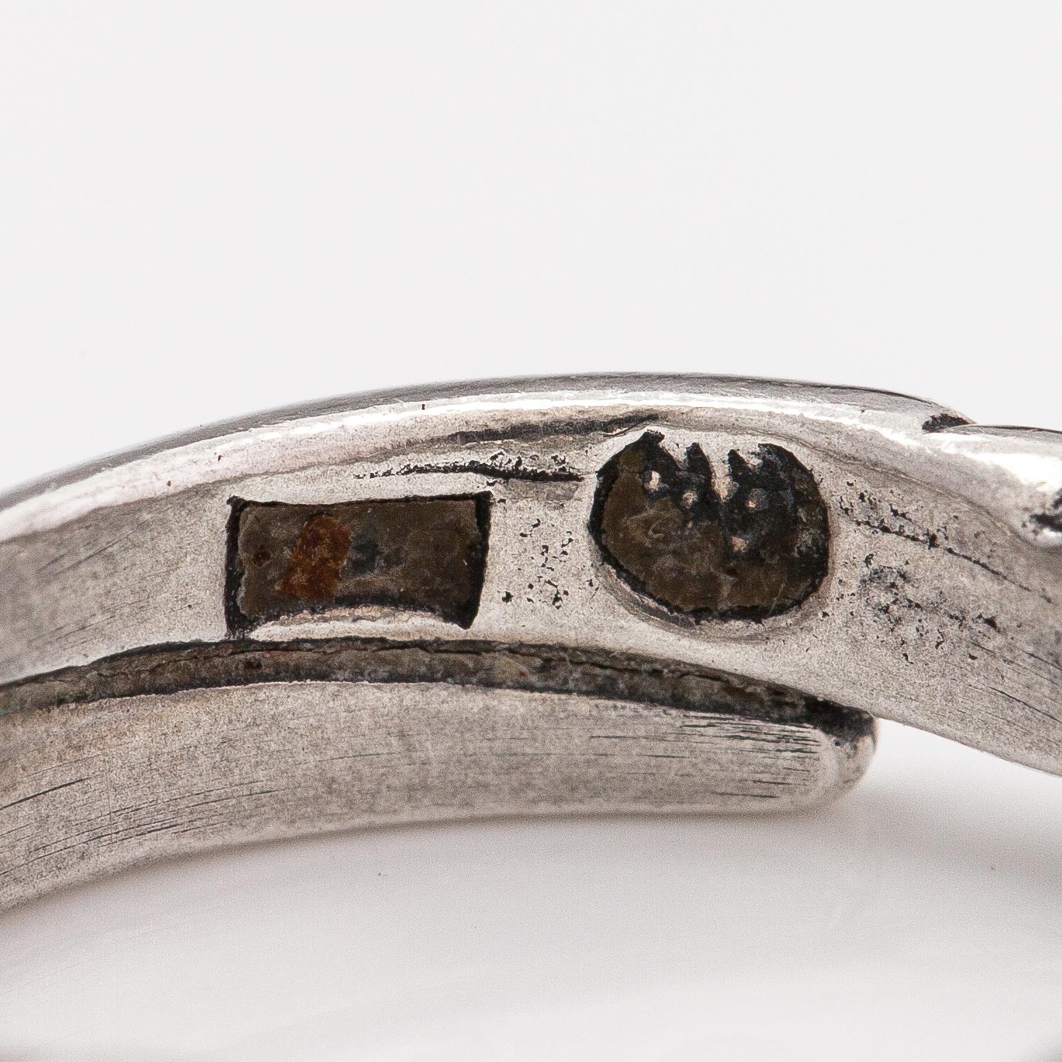 Halsband, ring och armband, silver. Helsingfors 1980-90-tal.