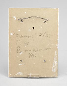 MARTIN WICKSTRÖM, olja på trä, sign o dat 2/29-96 a tergo.