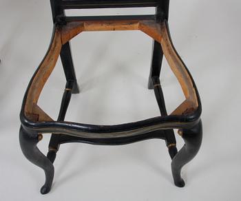 STOLAR, ett par, rokoko, 1700-talets andra hälft.