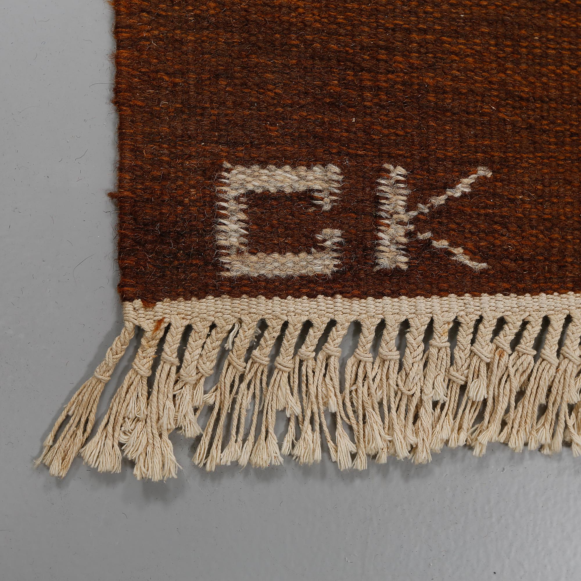 MATTA, rölakan, monogramsignerad CK, 1900-talets andra hälft, 296 x 206 cm.