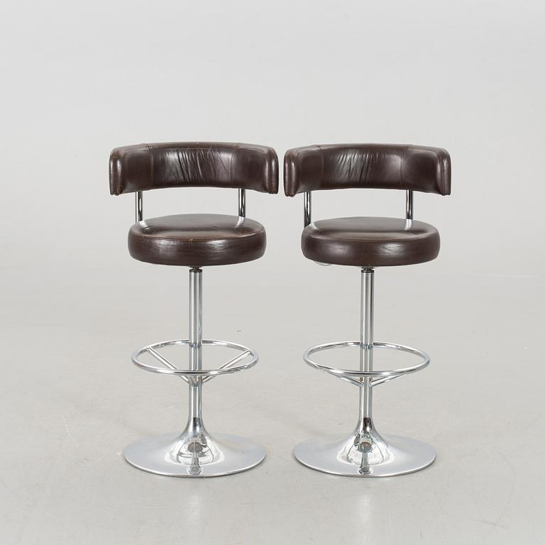 BARSTOLAR, 2 st, Johanson design, Markaryd, 1960/70-tal.