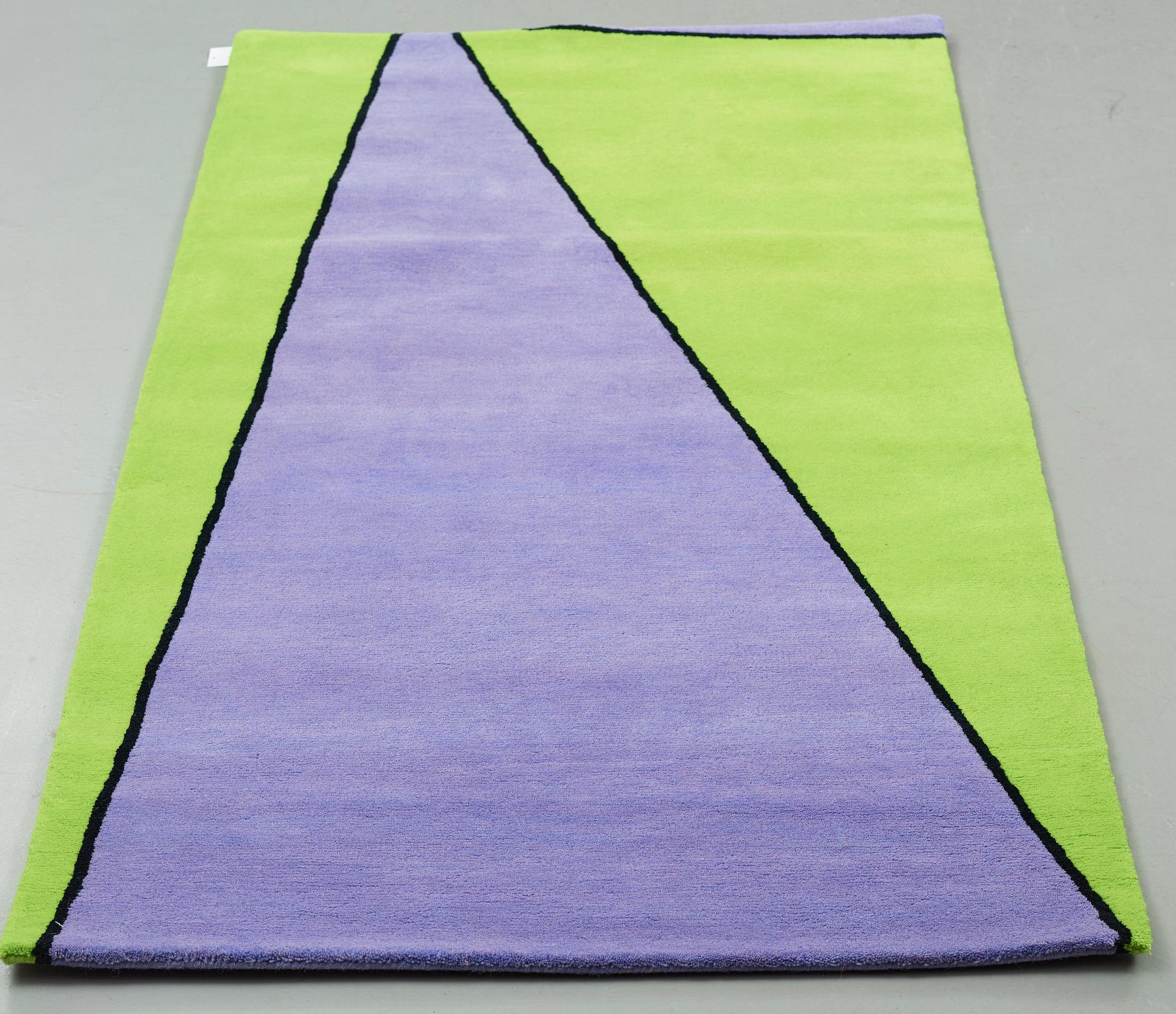 Olle Baertling, MATTO, "Yoy", handtufted, Baertling/Asplund, ca 201,5 x 99 cm.