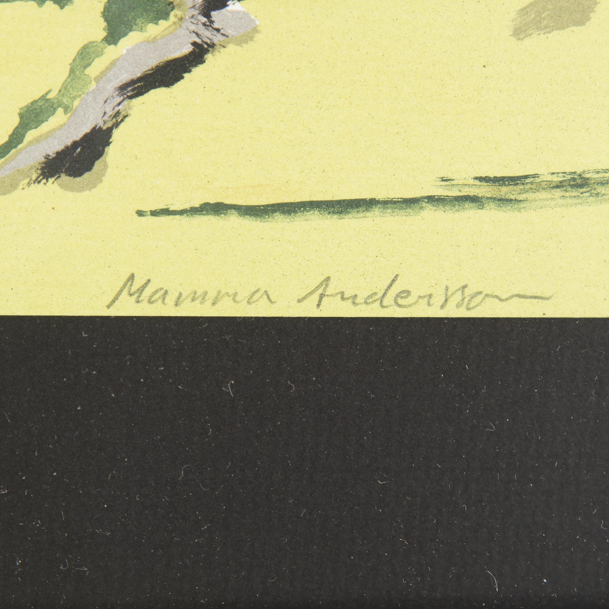 KARIN MAMMA ANDERSSON, colour lithograph, signed and numbered 131/150.