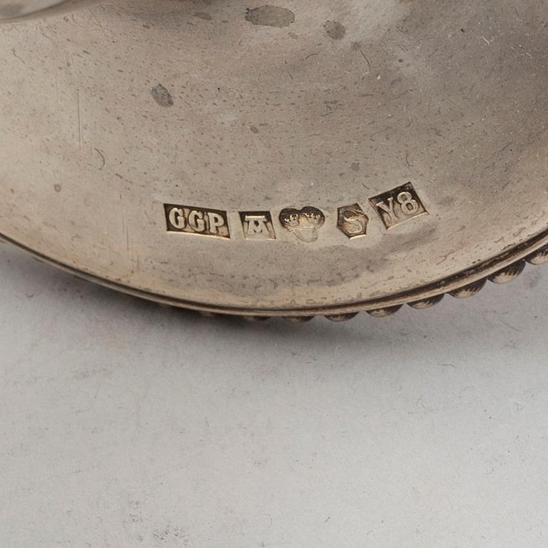 BO GEORG PERSSON, a pair of silver candlesticks, Västerås 1949.