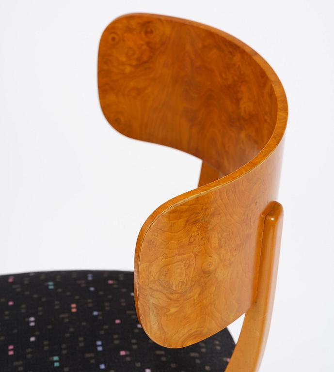 Axel Einar Hjorth, a five-piece "Birka" dining suite, Nordiska Kompaniet, Sweden, 1930s.