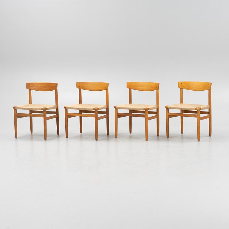 Børge Mogensen, four 'Öresund' chairs, AB Karl Andersson & Söner.