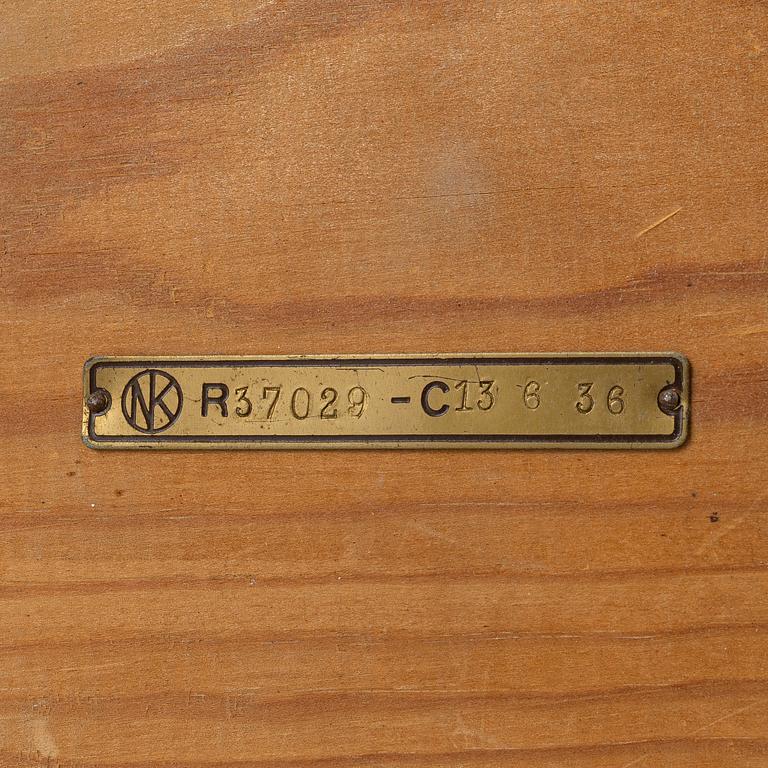 Axel Einar Hjorth, a 'Sibylla' bedside table, Nordiska Kompaniet, 1936.
