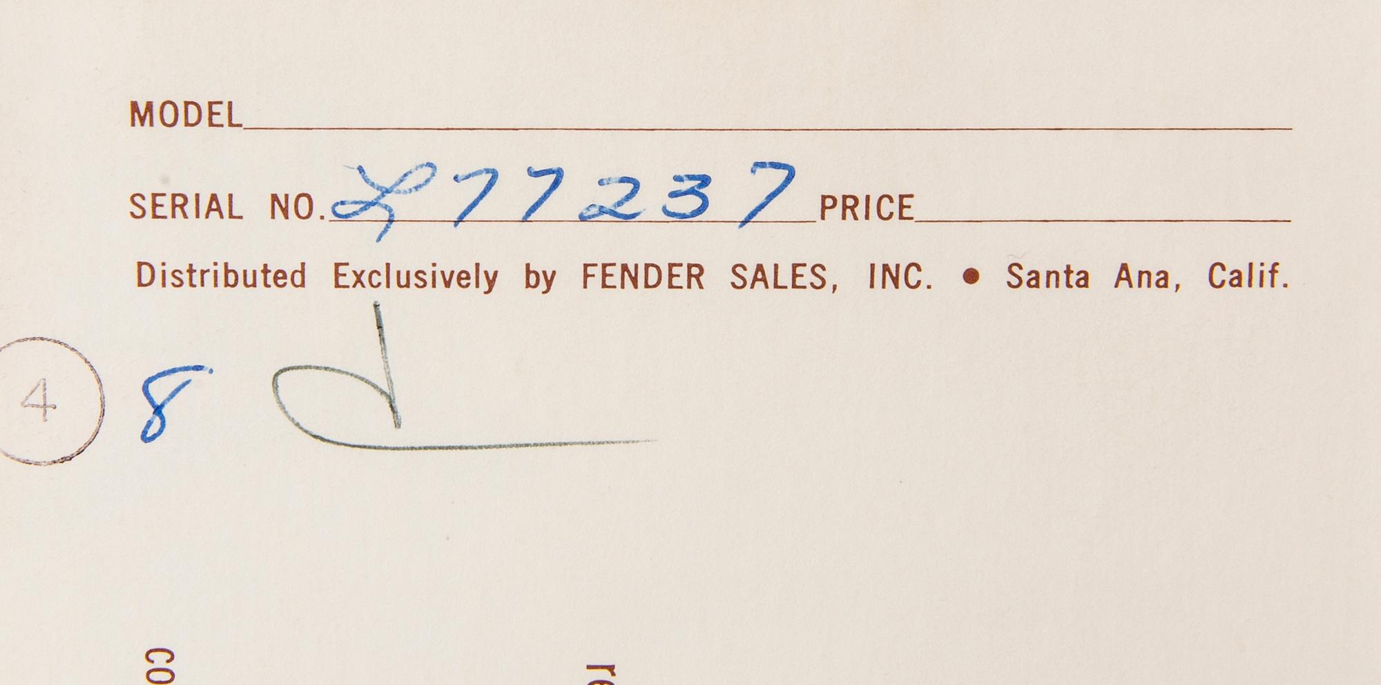 1965 Fender Stratocaster Sunburst – time capsule condition.
