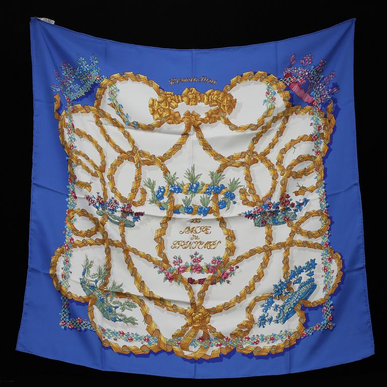 SCARF, siden, "Le sacre des printemps", Henri d'Origny, Hermès, Paris, 1900-talets fjärde kvartal.