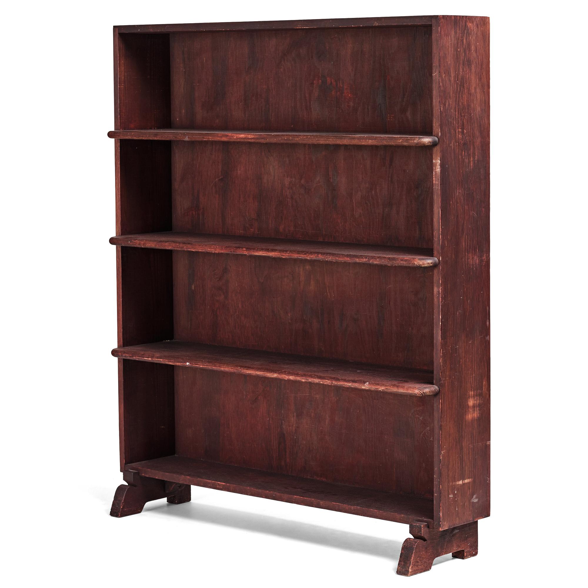 Axel Einar Hjorth, a stained pine "Sport" bookcase, Nordiska kompaniet, 1930's.