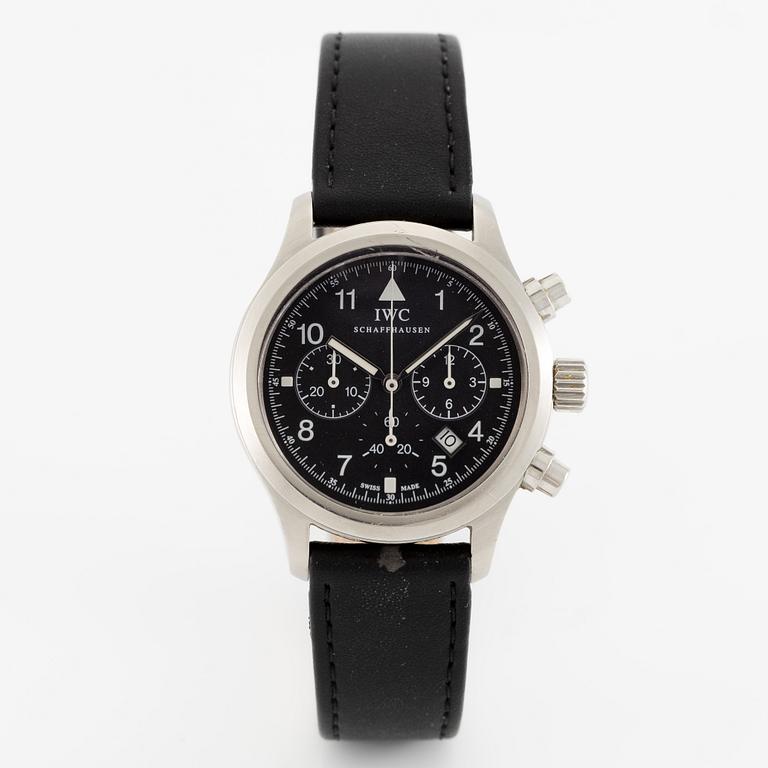 IWC, Pilot Chronograph, armbandsur, 36 mm.