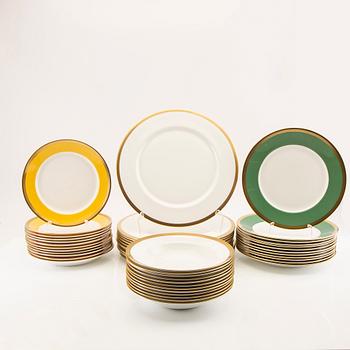 Karin Björquist, service for 48 people "The Nobel Service" porcelain, Rörstrand late 20th century.