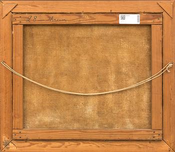 MANNE IHRAN, olja på duk signerad och daterad 1915.