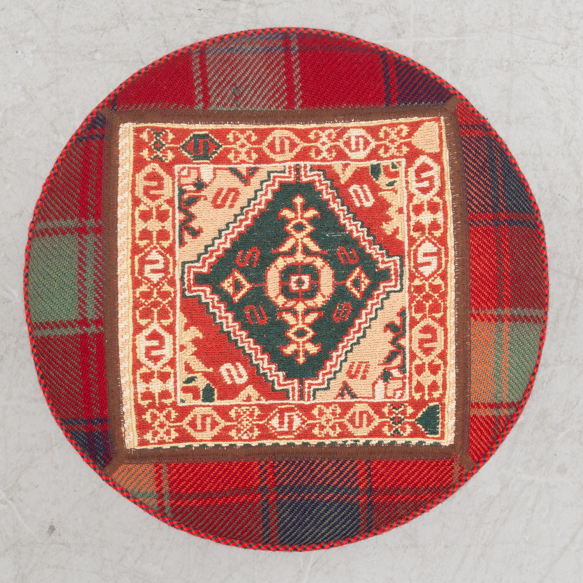 Footstool, oriental, contemporary.