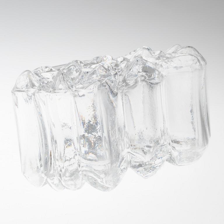 a glass vas by Lars Hellsten for Skruf.