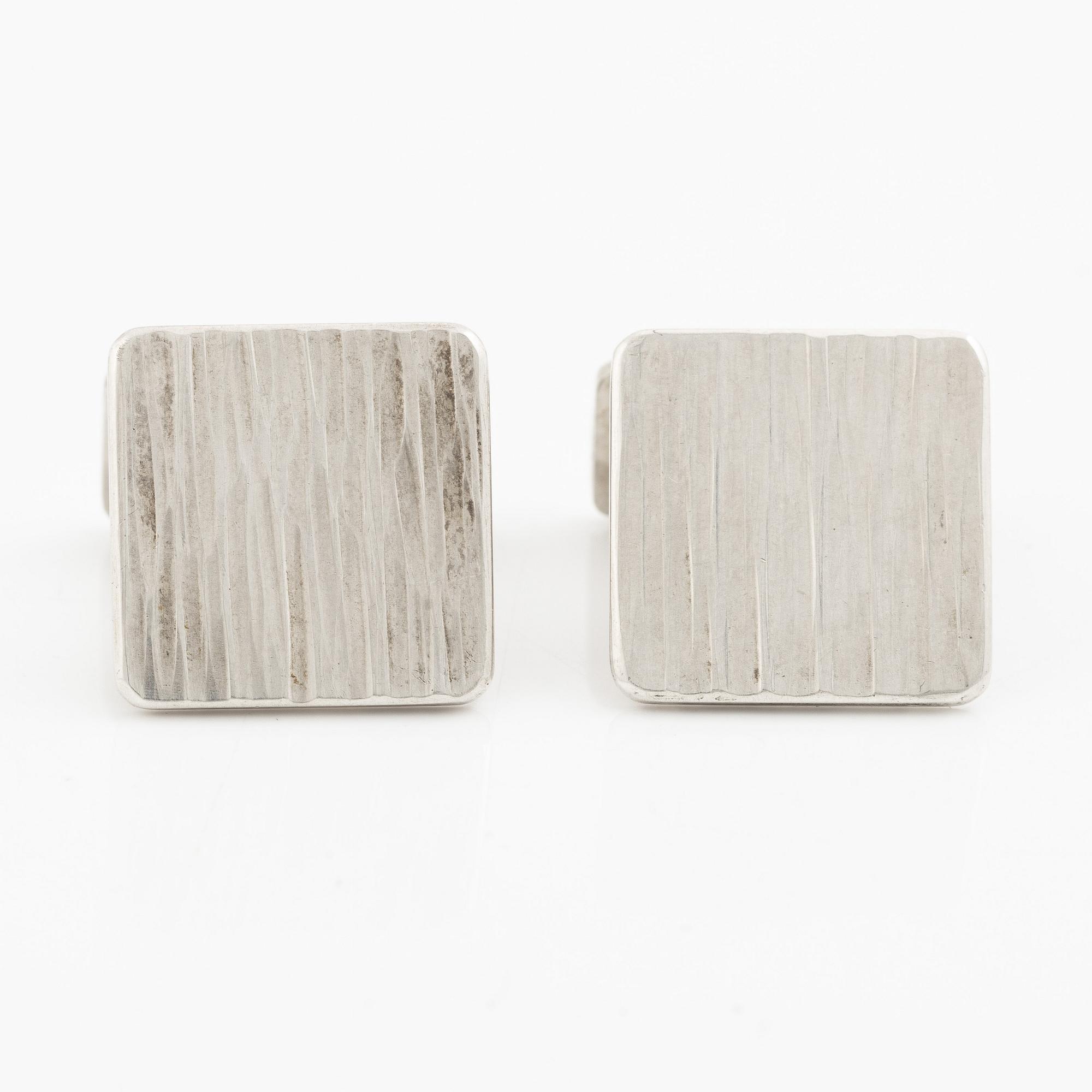 Anders Högberg, Cufflinks, silver.