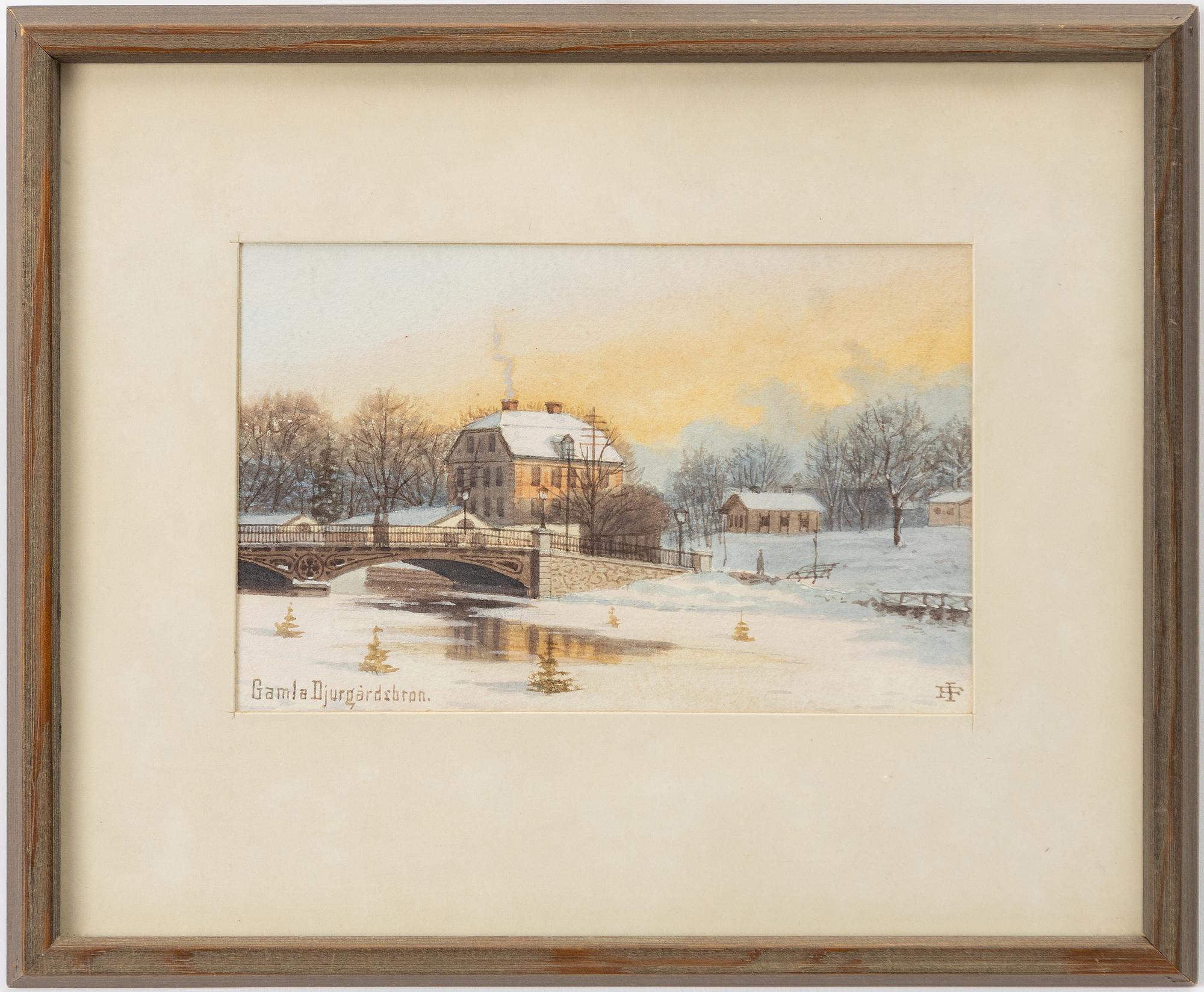 Fredrik Isberg, "Old Djurgården Bridge".