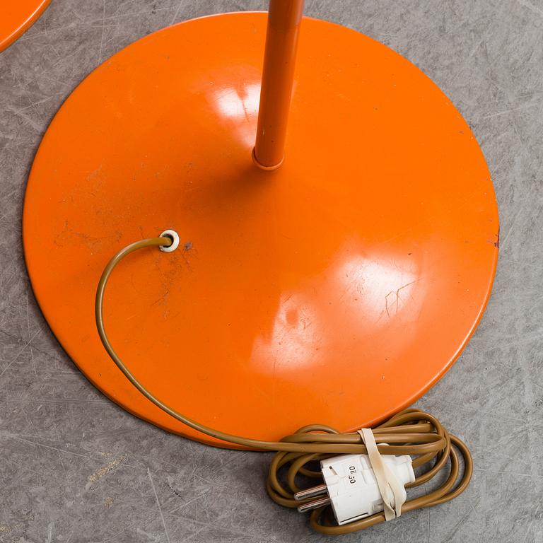 A Bergboms floor, ceiling and table lamp, 1960's/70's.