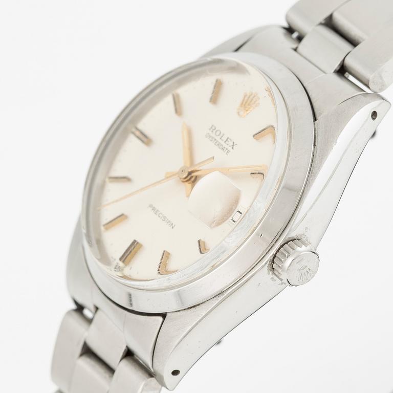 Rolex, Oysterdate, Precision, armbandsur, 34 mm.