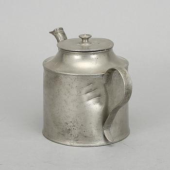 TEKANNA, tenn, sannolikt sengustaviansk, 1800-talets början.