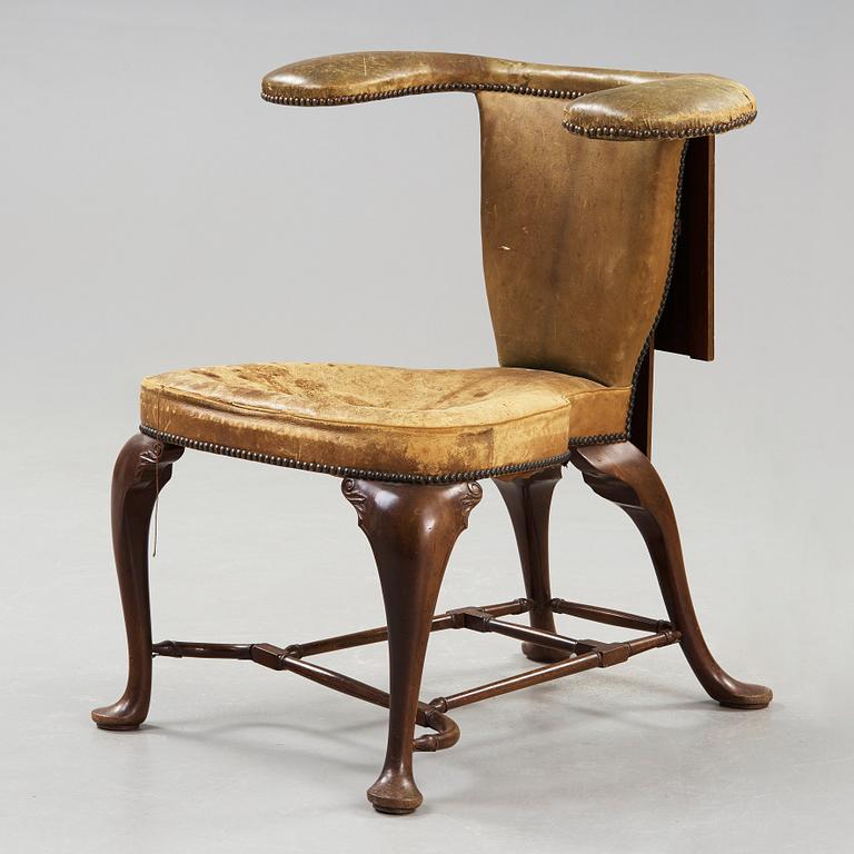 An English 18th century reading and writing chair.