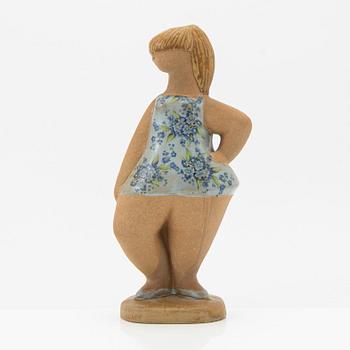 Lisa Larson, Figure, stoneware, "Dora", from the series "ABC Girls", Gustavsberg.