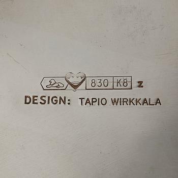Tapio Wirkkala, vas, silver, "TW6-4", Kultakeskus, Tavastehus 1987.