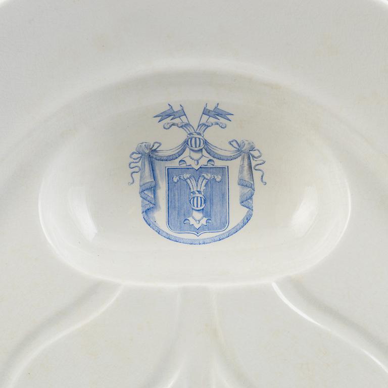 An iron stone china serving dish, Rörstrand, early 20th century.