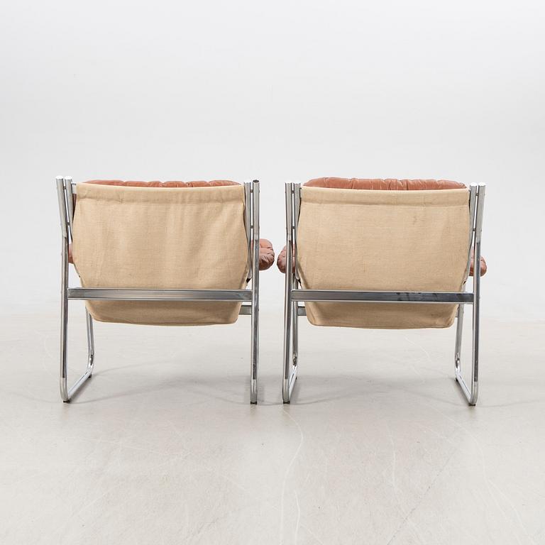 John-Bertil Häggström, armchairs, a pair, "Borkum", IKEA, 1970s.