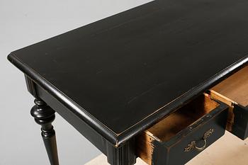 SKRIVBORD, nyrenässans, sent 1800-tal.