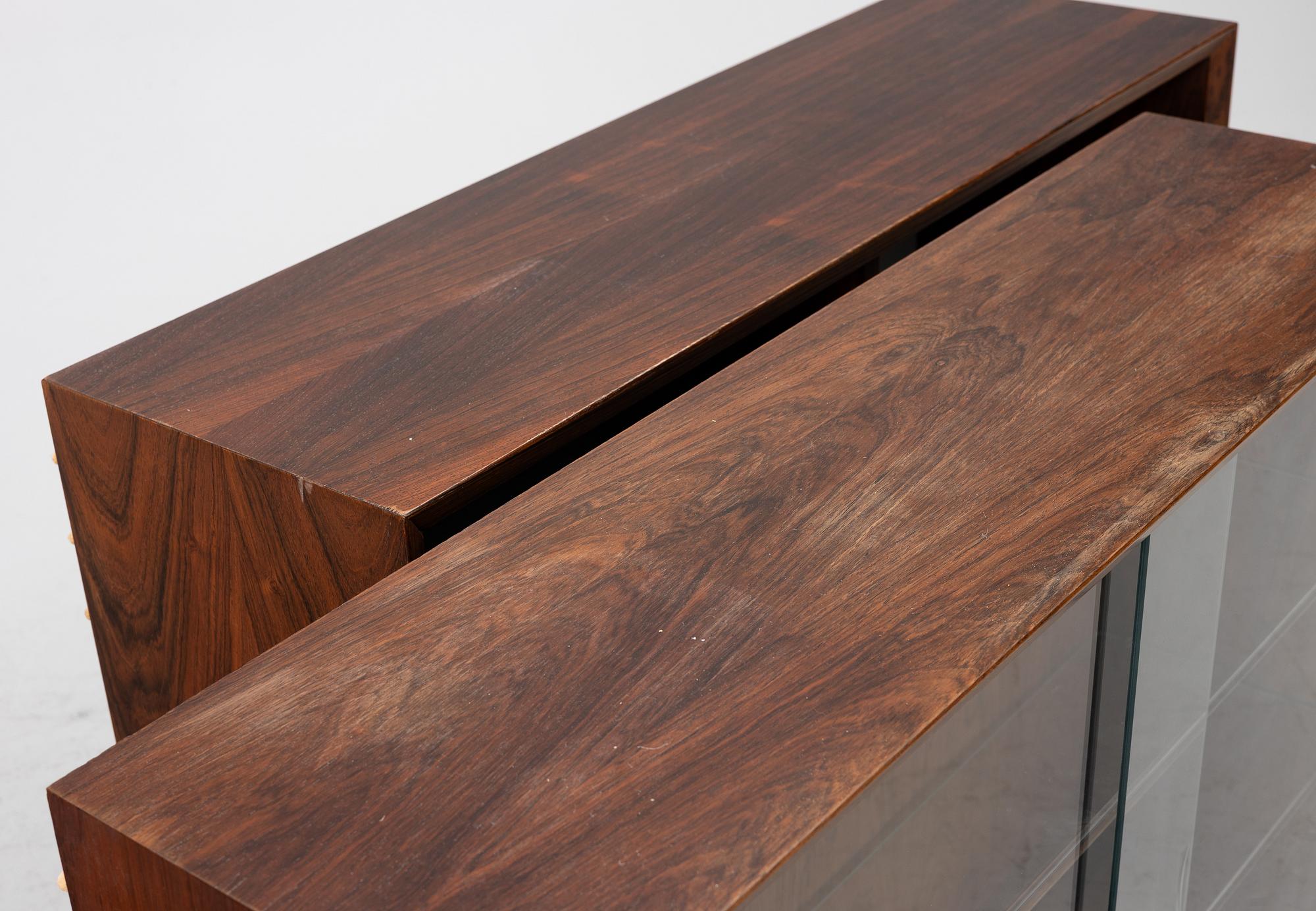 Poul Cadovius, Shelving system, “System Cado”, Royal System, Denmark, 1960s.