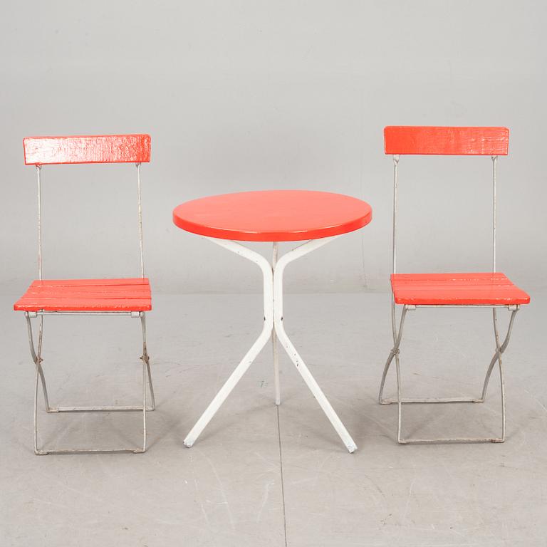 TRÄDGÅRDSMÖBLER, 3 delar. 1900-talets andra hälft.