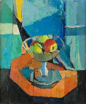 Paul Grönholm, Still Life with Fruit Bowl.