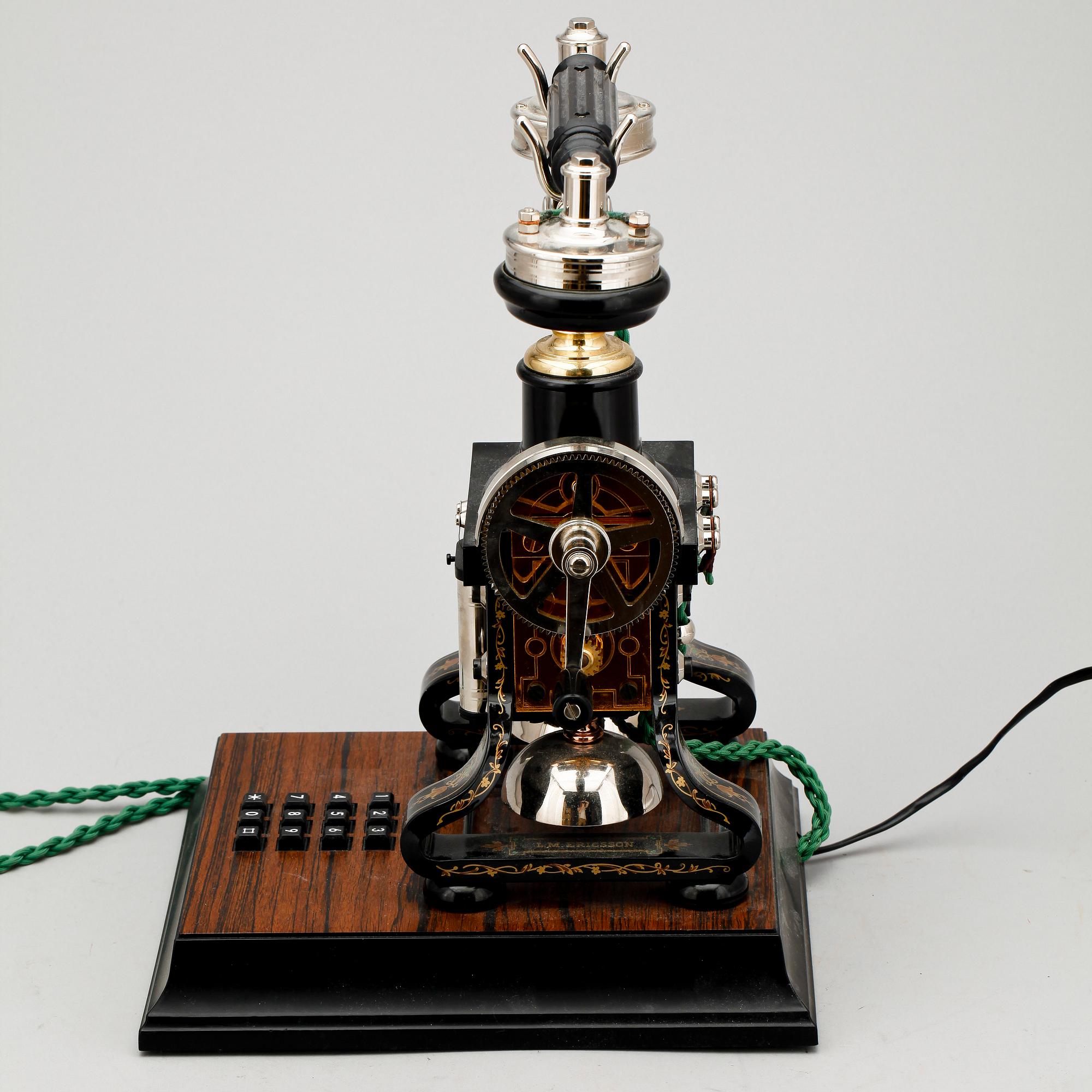 TELEFON, jubileumsmodell efter "Taxen", LM Ericsson, 1980-tal.
