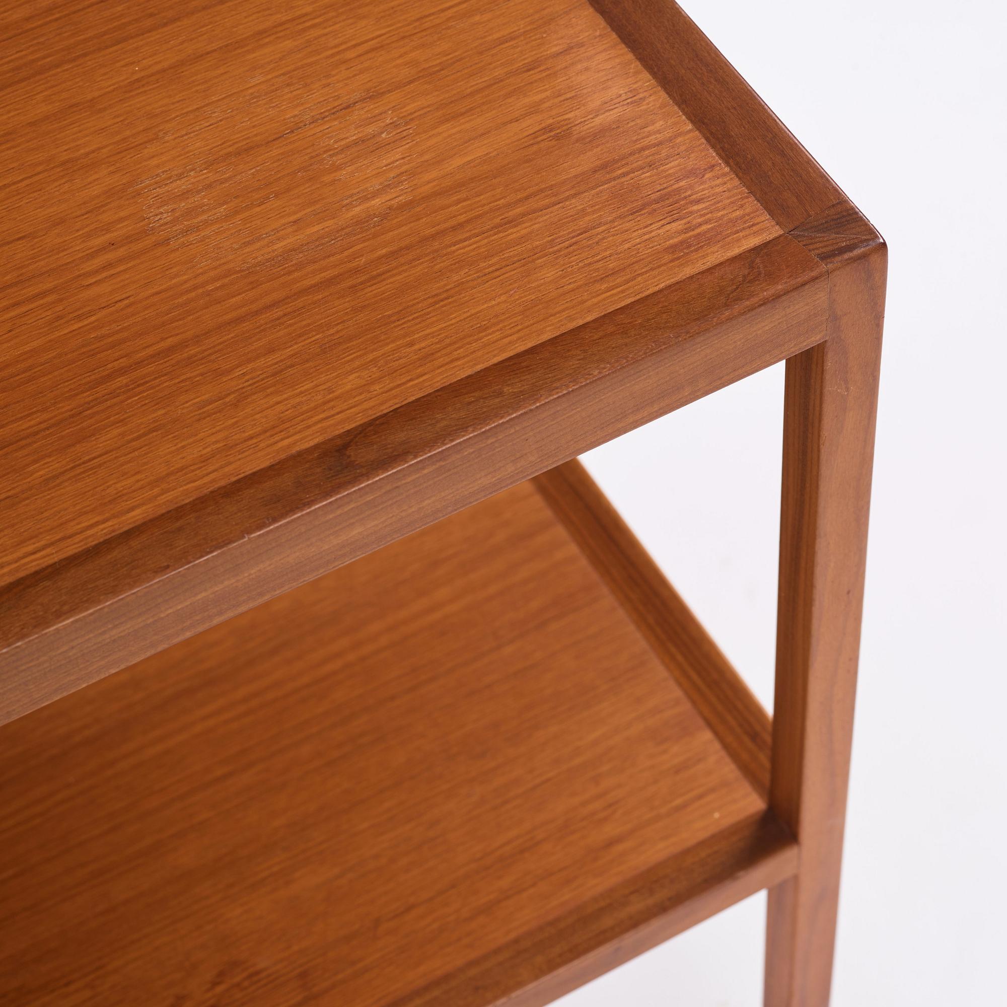 Nordiska Kompaniet, a sideboard with tables and a serving trolley, Sweden 1950s.