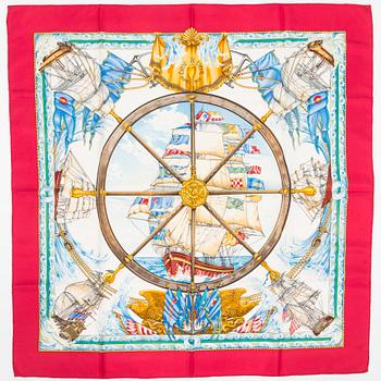 Hermès, "Vive Le Vent", scarf.