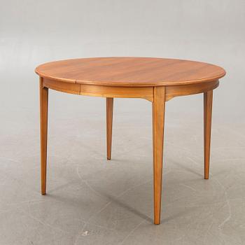 A 1960s Svante Skogh walnut dining table.