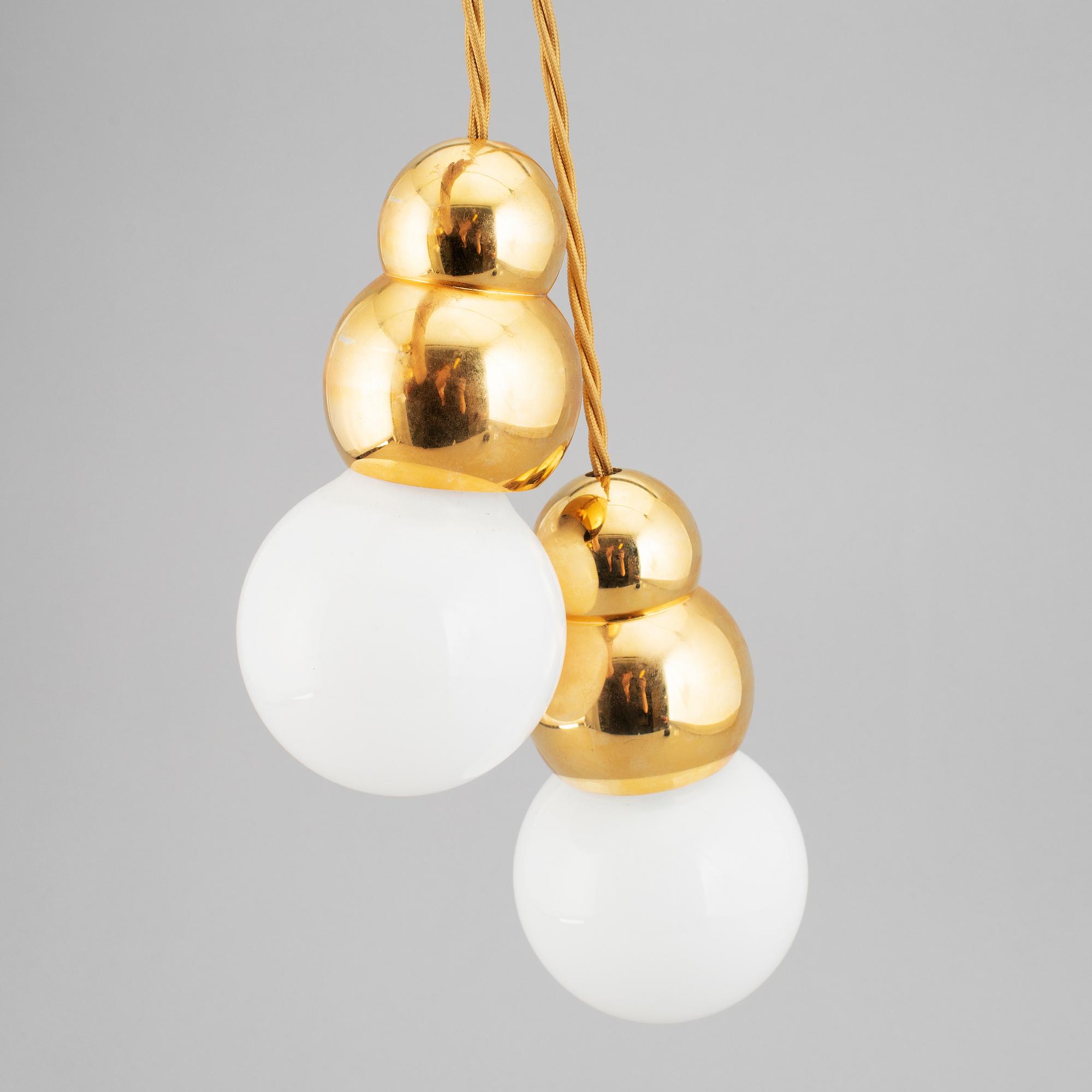 MICHAEL ANASTASSIADES, two 'Ball lights' ceiling lamps, England, 21st century.