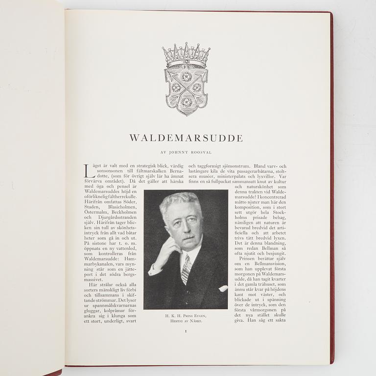 Bokverk, Svenska slott och herresäten, ny samling, 3 + 1 volymer, Natur och Kultur, Stockholm, 1932-1934.