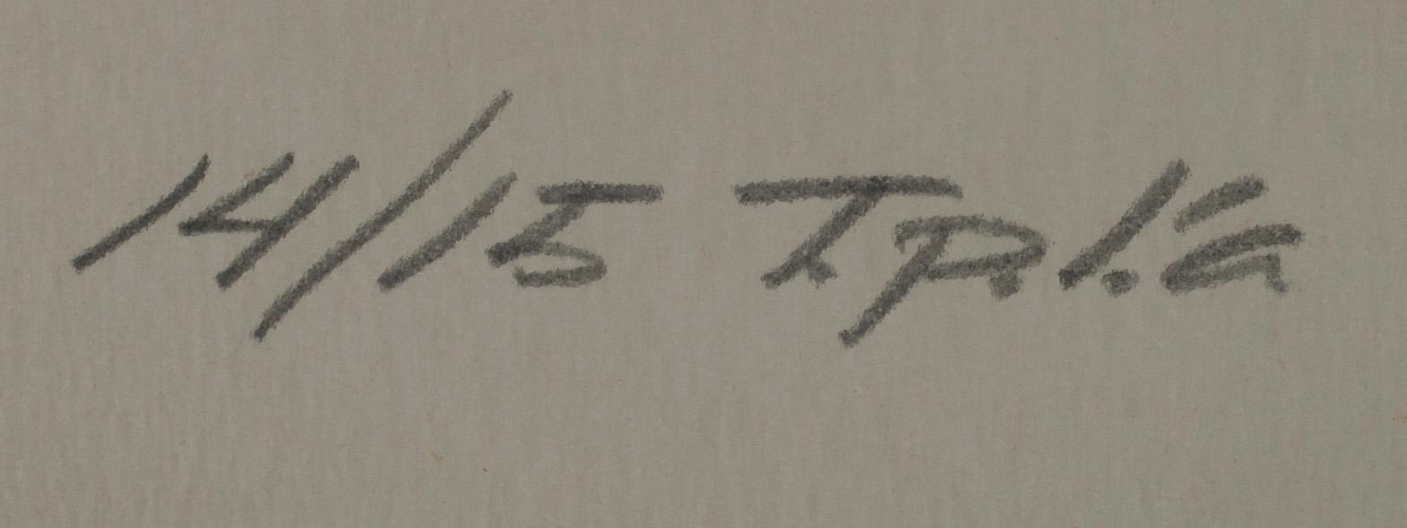 LARS HOLMSTRÖM, serigrafi, signerad och daterad -78, numrerad 14/15 t.p.l.á.