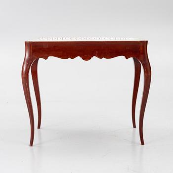 Tea table, Rococo style, Rörstrand, 19th century.