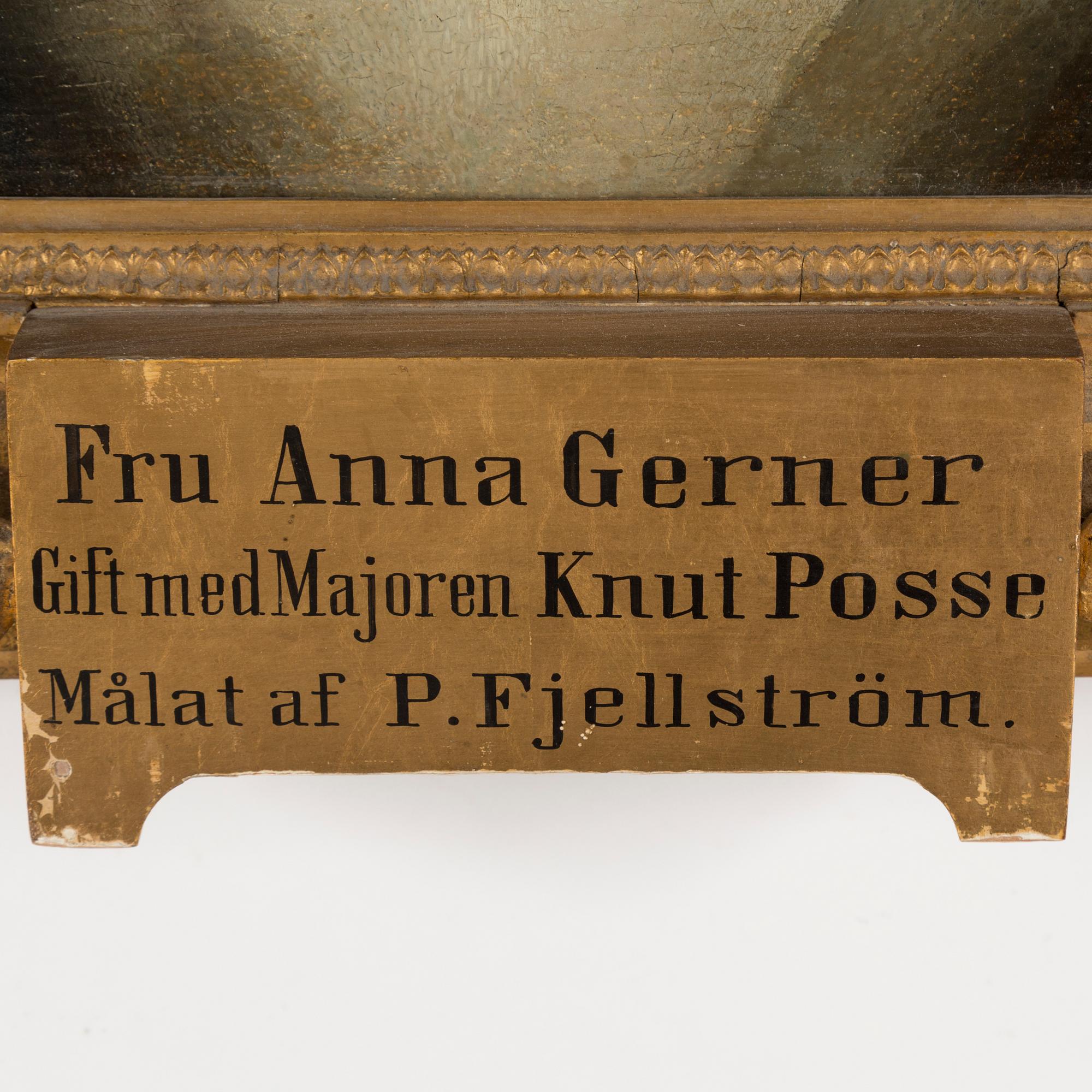 PER FJELLSTRÖM, osignerad, olja på uppfodrad duk 59 x 46,5 cm.