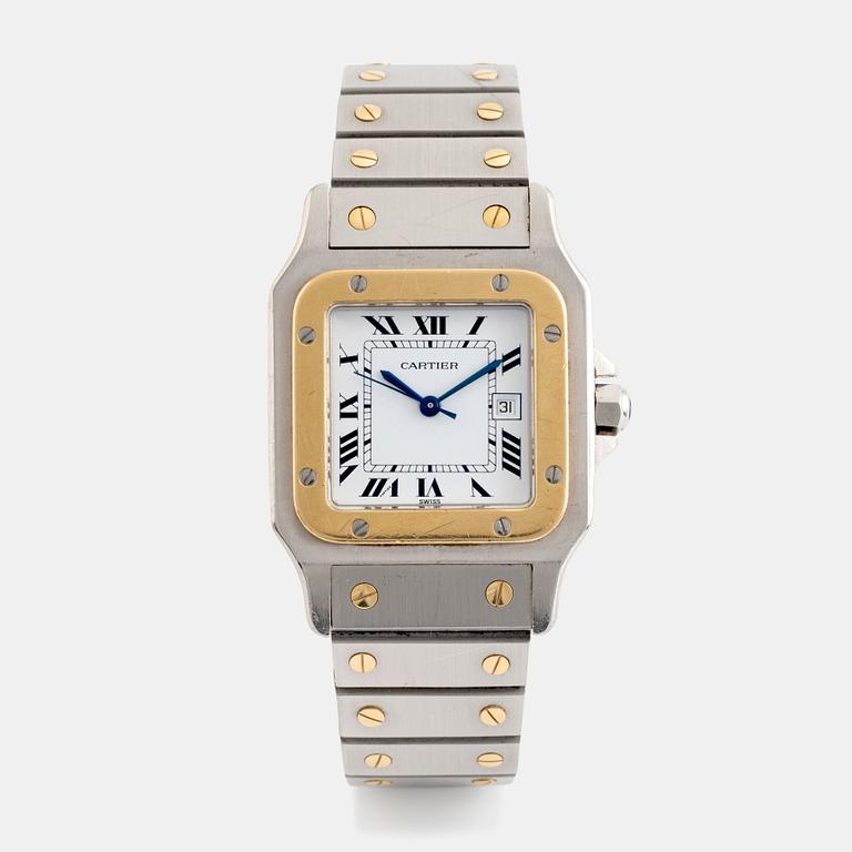 Cartier, Santos Carrée, wristwatch, 29 x 29 (41) mm.