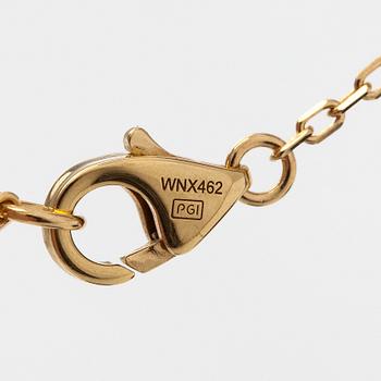 Cartier, an 18K gold 'd'Amour' necklace, with a ca 0.05 ct brilliant-cut diamond.