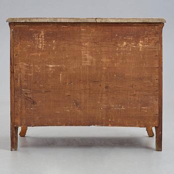 A Swedish Rococo commode attributed to Johan Henrik Reimers (master in  Stockholm 1754-1773).