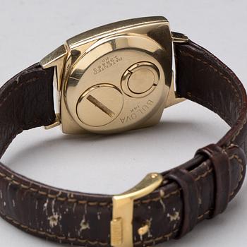 HERRARMBANDSUR, 14k. Accutron, Bulova. Model 521 (TV 214), 1960-tal.