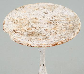 TRÄDGÅRDSBORD, gjutjärn, Bolinder Stockholm omkring 1900.