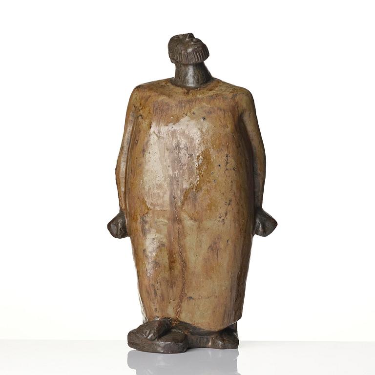 Åke Holm, a stoneware sculpture, "Mose trampar på lagtavlorna" (Moses Shatters the Tablets), Höganäs, 1950s.