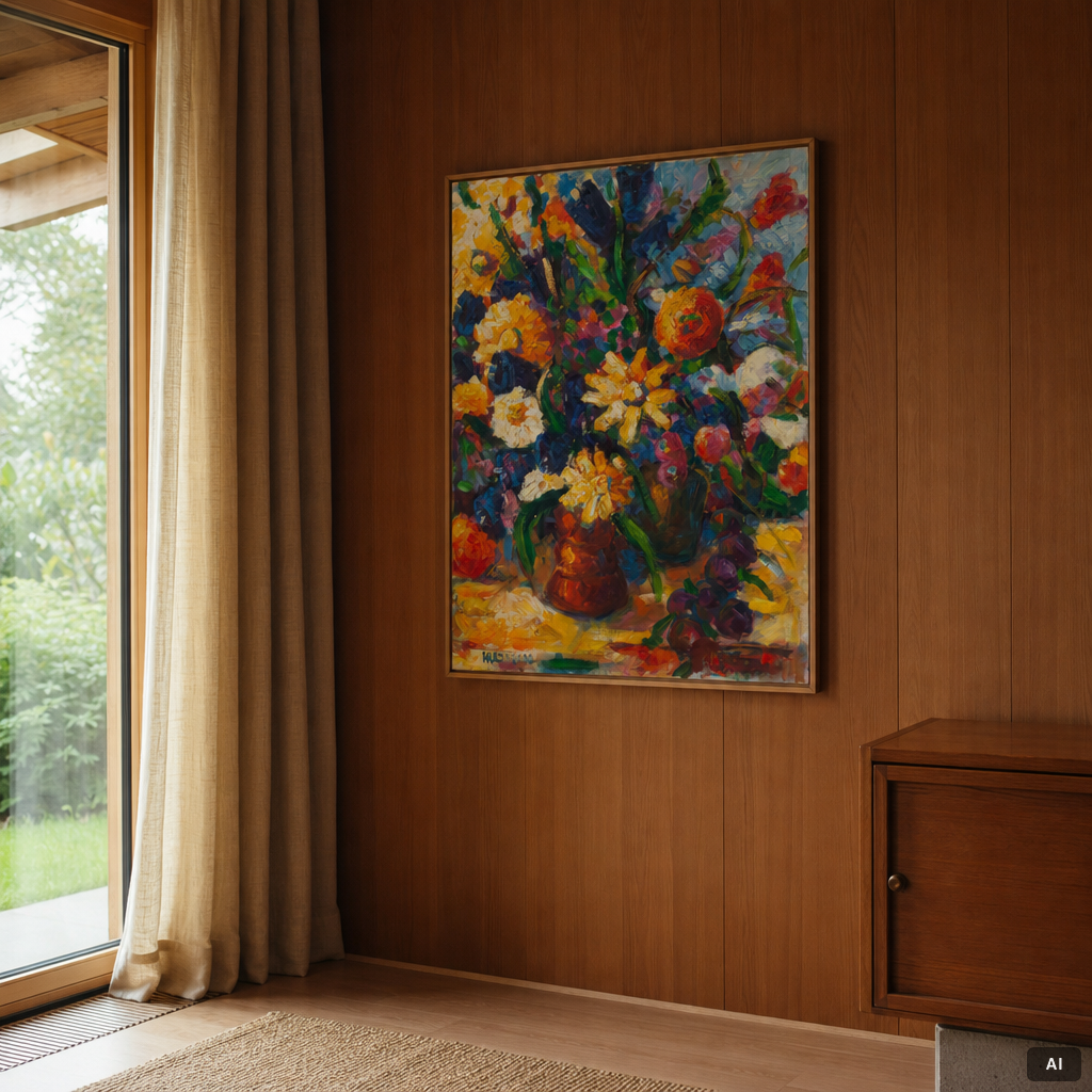 Anders Hultman, Flower still life.